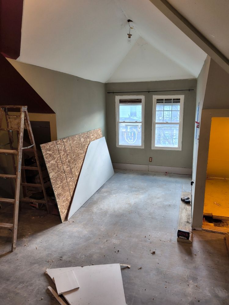 Slide of Red White & Blue Construction