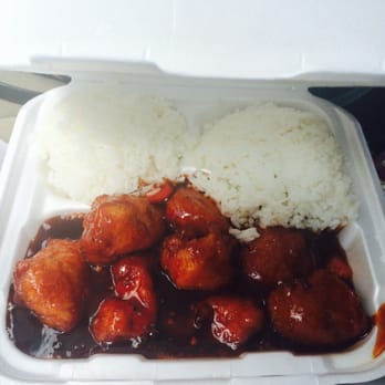 Imperial Garden - General Tso Chicken with Steamed White Rice - Chinese Near Me - Houston, Texas Imperial Garden - General Tso Chicken with Steamed White Rice - Chinese Near Me - Houston, Texas