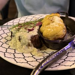 KVH Chophouse - 8oz Filet with twice baked potatoes