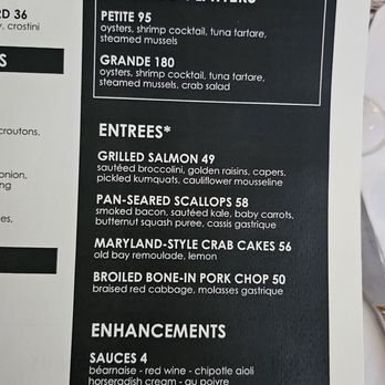 RARE Steakhouse & Tavern - Menu as of January 2025 - Steakhouses Near Me - Washington, DC, District of Columbia