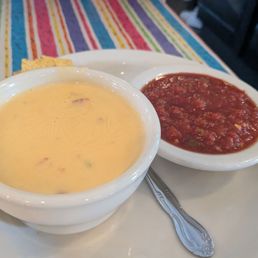 Queso and salsa Queso and salsa