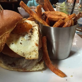 Engine Room - Hangover burger..off the brunch menu. - Southern Near Me - Mystic, Connecticut