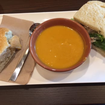 Panera Bread - Pick 2 - Squash soup and Chicken Salad Sand - Salad Near Me - Las Vegas, Nevada