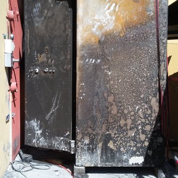 Santore & Son Lock & Safe - Bischoff Robust TL-30 High Security Safe drilled open after catastrophic fire. - Keys & Locksmiths Near Me Santore & Son Lock & Safe - Bischoff Robust TL-30 High Security Safe drilled open after catastrophic fire. - Keys & Locksmiths Near Me