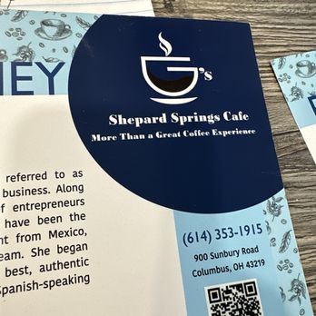 G's Shepard Springs Cafe - Coffee & Tea Near Me - Columbus, Ohio