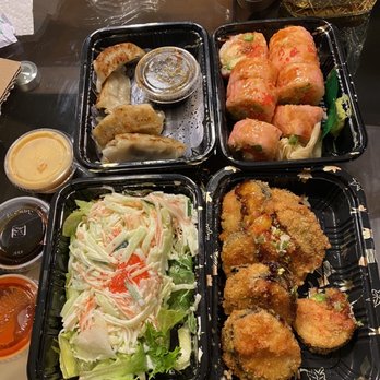 Tokyo Cafe - Kani salad, volcano roll, beef dumplings, the amazing roll !! Always amazing when I go !!! - Japanese Near Me - Greer, South Carolina Tokyo Cafe - Kani salad, volcano roll, beef dumplings, the amazing roll !! Always amazing when I go !!! - Japanese Near Me - Greer, South Carolina