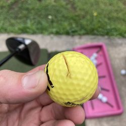 Golfit360 Driving Range - Numerous cracked golf balls. Big waste of money coming here.