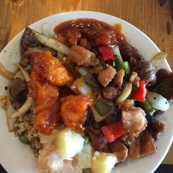 Summer Palace - My yummy plate including coconut chicken,honey chicken,General tso, spicy chicken.Borrowing from another restaurant they do chicken right. - Chinese Near Me - Waco, Texas Summer Palace - My yummy plate including coconut chicken,honey chicken,General tso, spicy chicken.Borrowing from another restaurant they do chicken right. - Chinese Near Me - Waco, Texas