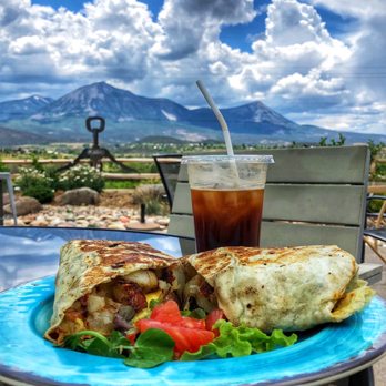 Root And Vine Market - Grande Breakfast Burrito - Cafes Near Me - Paonia, Colorado