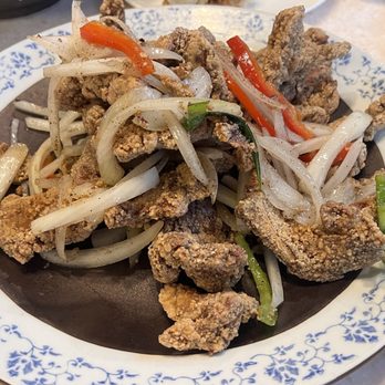 Shanghai Bun Dynasty - Salt and Pepper Pork Cutlet - Shanghainese Near Me - Cupertino, California Shanghai Bun Dynasty - Salt and Pepper Pork Cutlet - Shanghainese Near Me - Cupertino, California