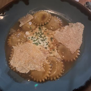 Olivia - French onion soup inspired ravioli - Italian Near Me - Denver, Colorado Olivia - French onion soup inspired ravioli - Italian Near Me - Denver, Colorado