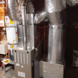 Our new furnace, installed by Luis