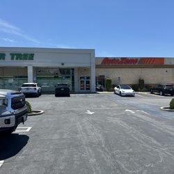 AutoZone Auto Parts - A little hard to find, hidden next to Dollar Tree.