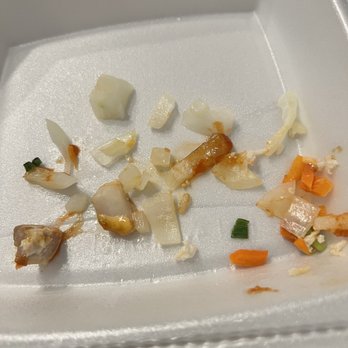 I Love Sushi - Whole onion dices and carrots. - Japanese Near Me - Denton, Texas I Love Sushi - Whole onion dices and carrots. - Japanese Near Me - Denton, Texas