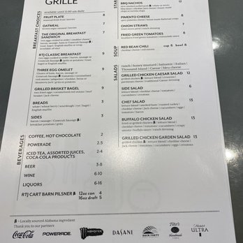 Grand National Golf - The Grille menu 1 - Golf Near Me - Opelika, Alabama Grand National Golf - The Grille menu 1 - Golf Near Me - Opelika, Alabama
