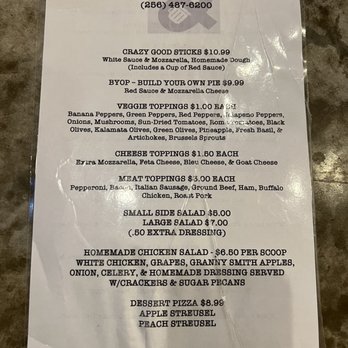 Pizza & Pint - Menu - Pizza Near Me - Sylacauga, Alabama Pizza & Pint - Menu - Pizza Near Me - Sylacauga, Alabama