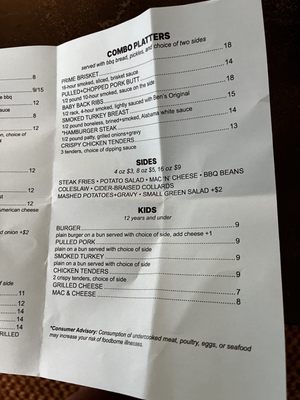 Menu photo 6 Original Ben's Jr. Fairhope, AL Menu photo 6 Original Ben's Jr. Fairhope, AL