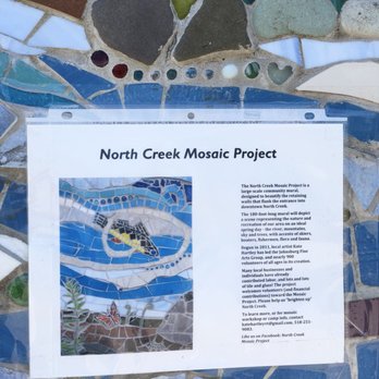 North Creek Mosaic Project - Public Art Near Me - North Creek, New York