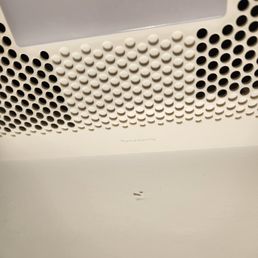 the underside of a ceiling venter