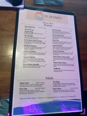 Menu photo 8 82 Degrees St. Pete Beach, FL Menu photo 8 82 Degrees St. Pete Beach, FL