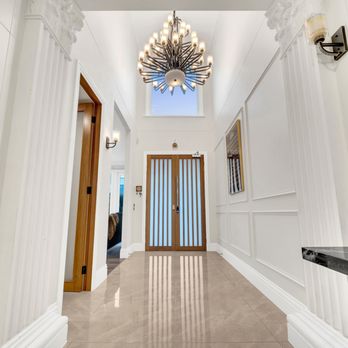 Construction by Meyer - Grand entrance with high ceilings and beautiful tile work. - General Contractors Near Me - Mountain View, California