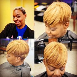 Kolor Kolour - Quick weave, pixie cut, and color.