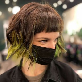 Rendezvous Hair Salon - Got an ombré lime green and I am so happy with the result! - Hair Salons Near Me - Columbus, Ohio Rendezvous Hair Salon - Got an ombré lime green and I am so happy with the result! - Hair Salons Near Me - Columbus, Ohio