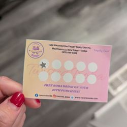 Twisted Boba - Love that they have a loyalty program!