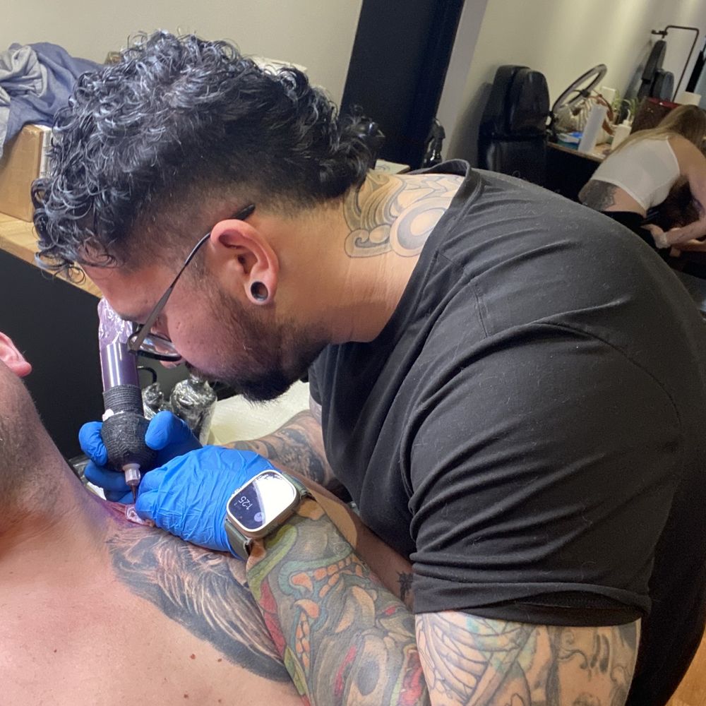 Black Atlas Studios - Angel - Tattoo Near Me - Chicago, Illinois Black Atlas Studios - Angel - Tattoo Near Me - Chicago, Illinois