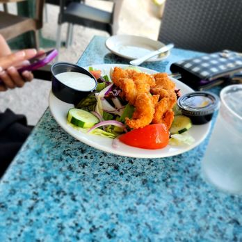 Lazy Days Restaurant - Coconut Shrimp salad - Seafood Near Me - Islamorada, Florida Lazy Days Restaurant - Coconut Shrimp salad - Seafood Near Me - Islamorada, Florida