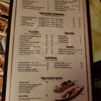 Tokyo Garden - 5/12/18 menu sushi dining pt 2 - Japanese Near Me - Bakersfield, California Tokyo Garden - 5/12/18 menu sushi dining pt 2 - Japanese Near Me - Bakersfield, California