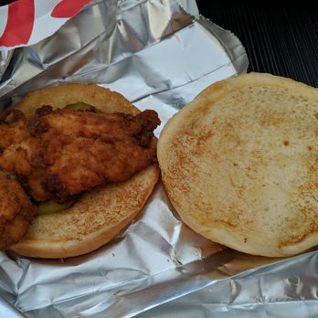 Chick-fil-A - Small piece of chicken from chicken sandwich - Fast Food Near Me - Arcadia, California Chick-fil-A - Small piece of chicken from chicken sandwich - Fast Food Near Me - Arcadia, California