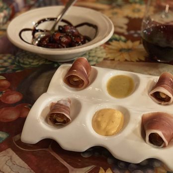 TAPAteria - Jamon - Wrapped Dates and figs and chorizo - Spanish Near Me - Colorado Springs, Colorado TAPAteria - Jamon - Wrapped Dates and figs and chorizo - Spanish Near Me - Colorado Springs, Colorado