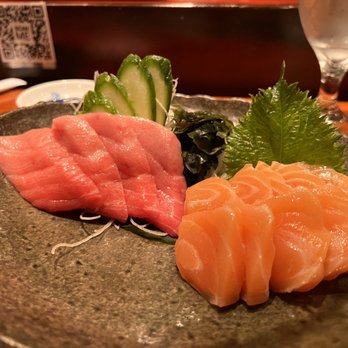 Sushi Sake - Ootoro + Salmon Sashimi - Japanese Near Me - Richardson, Texas