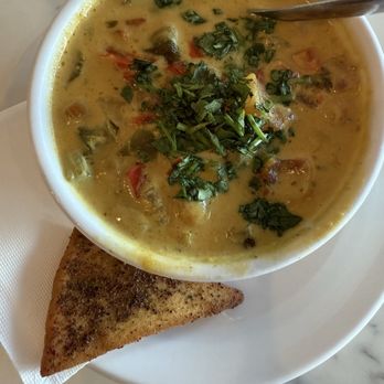 Pita Jungle - Curry soup of the day add on $2.99 - Mediterranean Near Me - Chandler, Arizona