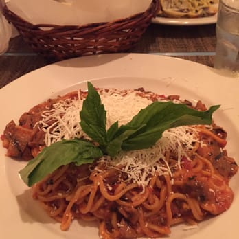 Oltre Mare - Pasta alla Norma with fresh pasta - Italian Near Me - San Diego, California Oltre Mare - Pasta alla Norma with fresh pasta - Italian Near Me - San Diego, California