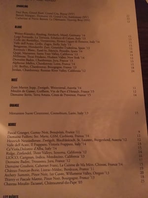 Menu photo 8 Bar a Vin Washington, DC, DC