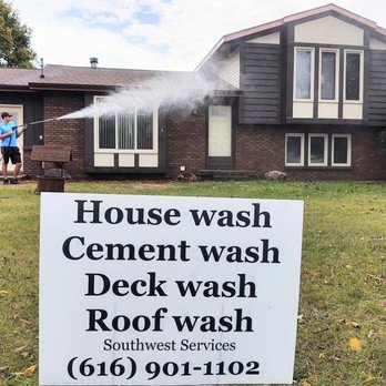 Southwest Services - a house wash sign in front of a house - Excavation Services Near Me Southwest Services - a house wash sign in front of a house - Excavation Services Near Me