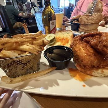 Burg’r & Barrel - Nashville Hot Chicken Handheld, Fries - Burgers Near Me - Johnson City, Tennessee Burg’r & Barrel - Nashville Hot Chicken Handheld, Fries - Burgers Near Me - Johnson City, Tennessee