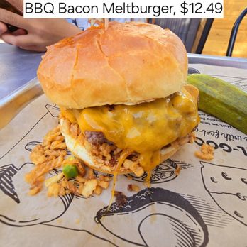 The Melt - The Melt - BBQ Bacon Meltburger, $12.49 (Oct 2024) - Burgers Near Me - Sacramento, California