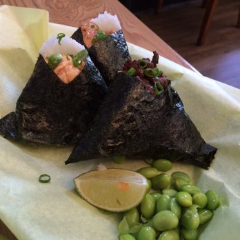 Oori Triangles - Spicy tuna, spicy shrimp, short rib - Japanese Near Me - Oakland, California Oori Triangles - Spicy tuna, spicy shrimp, short rib - Japanese Near Me - Oakland, California