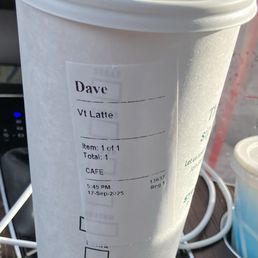 Venti latte Venti latte