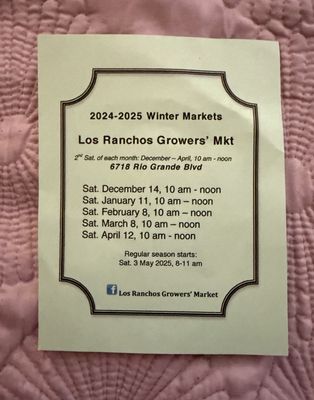 Los Ranchos Growers' Market by null
