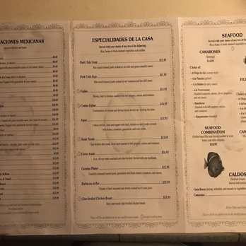 Alejandras Mexican Restaurant - the menu - Mexican Near Me - Exeter, California