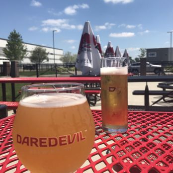 Daredevil Brewing - Sitting out in the patio area - Breweries Near Me - Indianapolis, Indiana