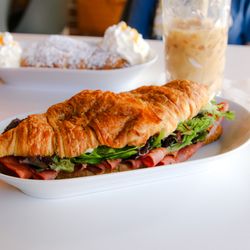 Divine Naples Coffee & Wine - Salami croissant