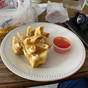 Red Lantern - a plate of waffles and ketchup - Chinese Near Me - Bloomington, Indiana