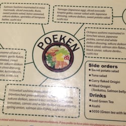 Poeken - Menu