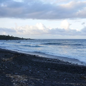 Hana Kai Maui - Black sand beach outside of our condo - Vacation Rentals Near Me - Hana, Hawaii Hana Kai Maui - Black sand beach outside of our condo - Vacation Rentals Near Me - Hana, Hawaii