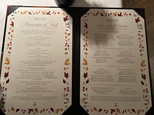 Menu photo 1 Bacchus Restaurant & Lounge Vancouver, BC